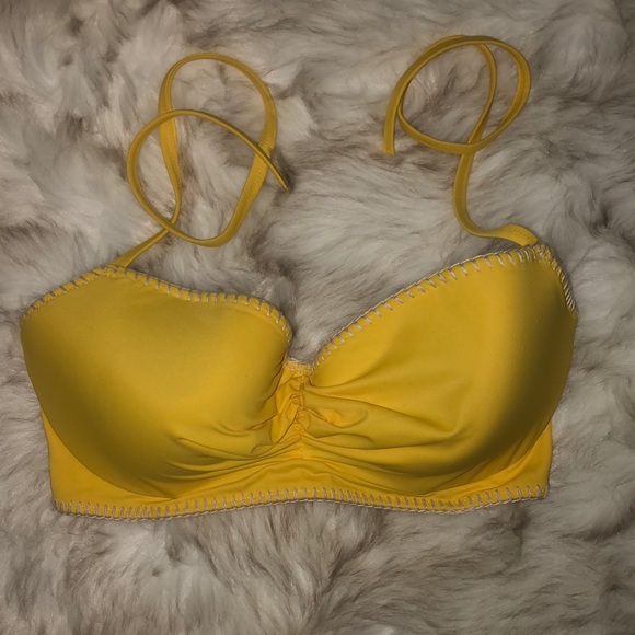 Yellow Victoria Secret Bikini Top 🍌 (sold) - Picture 2 of 5